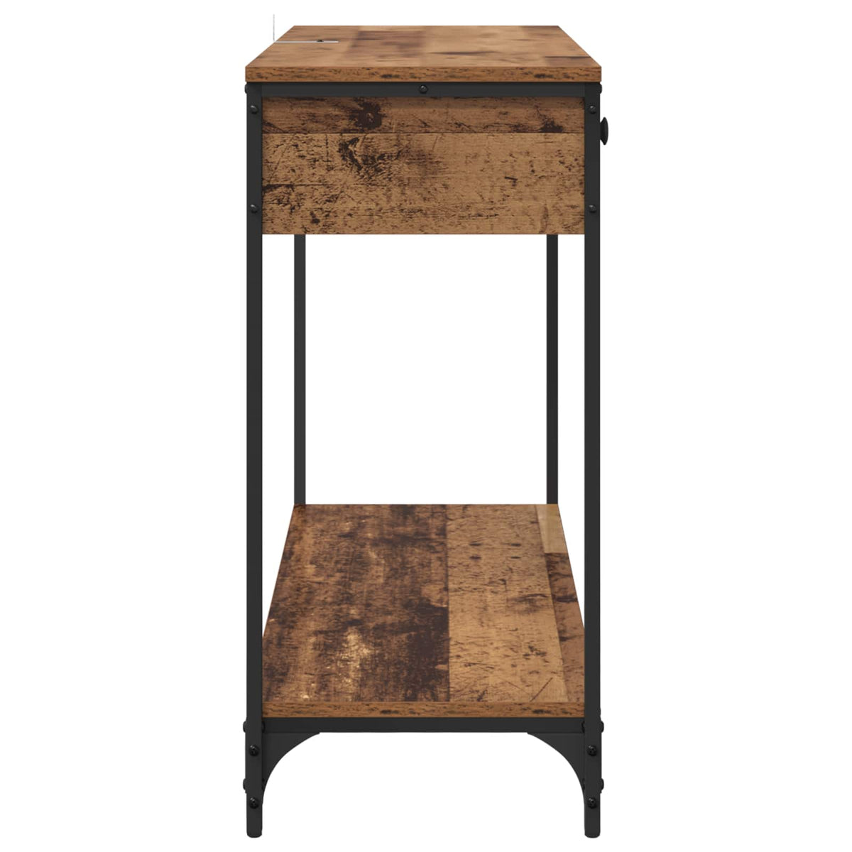 Konsolbord Gammelt træ 100 x 34,5 x 75 cm Konstrueret træ