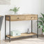 Konsolbord Artisan Egetræ 100 x 34,5 x 75 cm Konstrueret træ