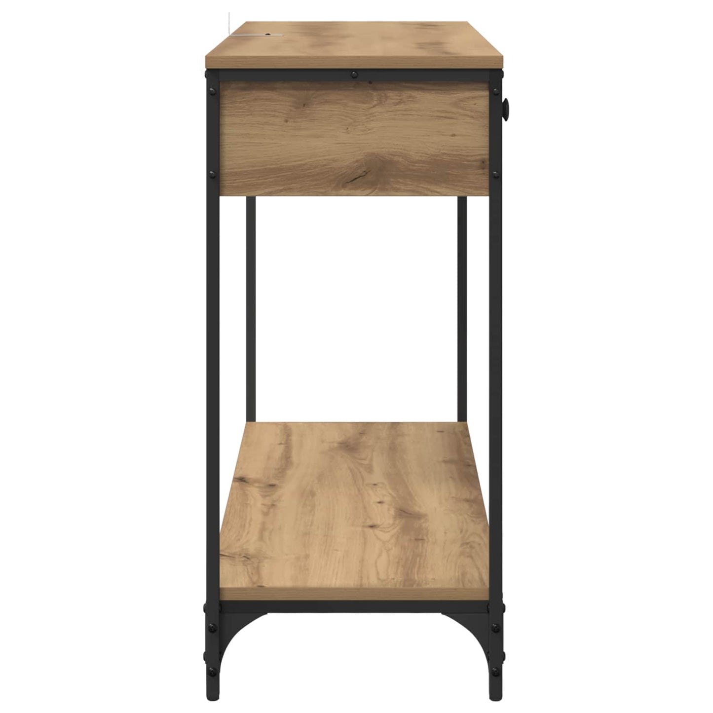 Konsolbord Artisan Egetræ 100 x 34,5 x 75 cm Konstrueret træ