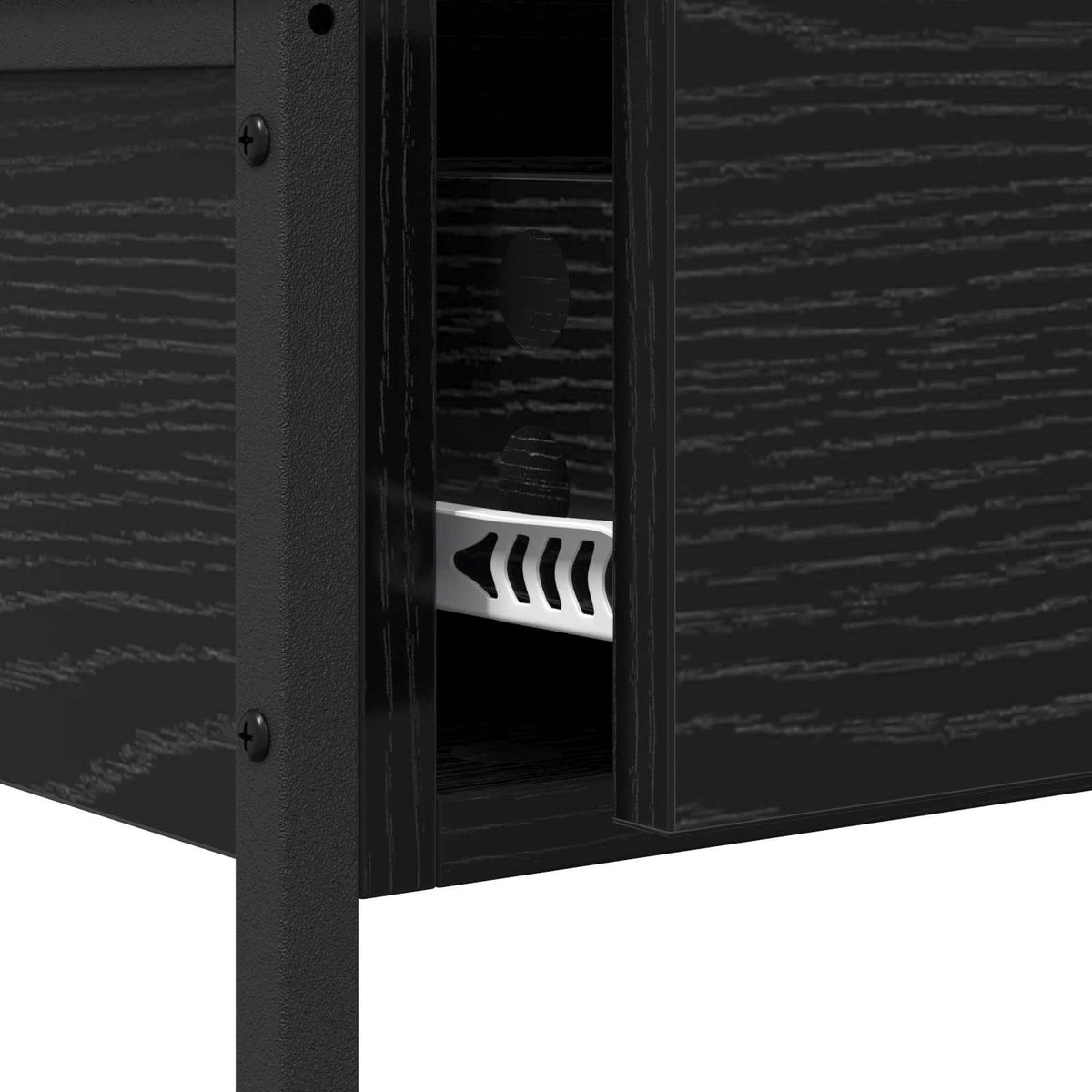 Konsolbord Sort eg 100 x 34,5 x 75 cm Konstrueret træ