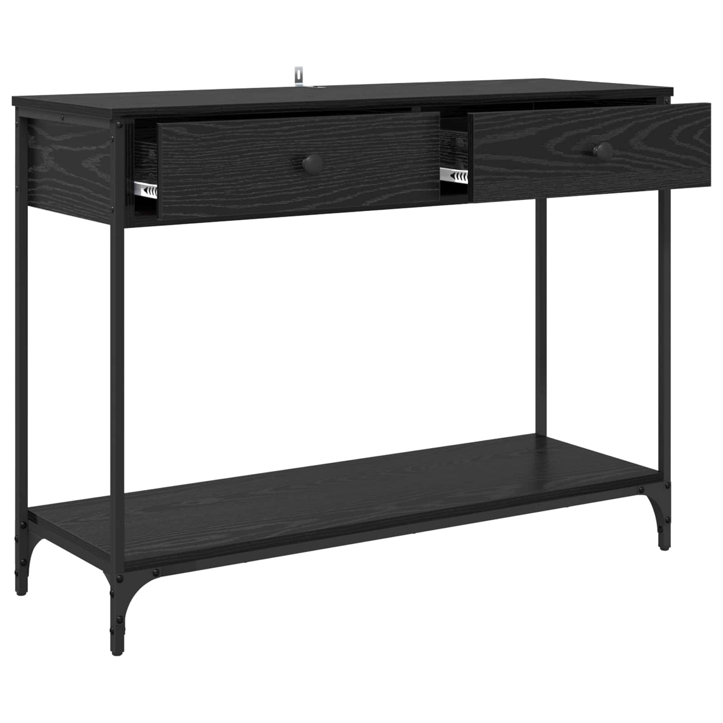 Konsolbord Sort eg 100 x 34,5 x 75 cm Konstrueret træ