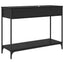 Konsolbord Sort eg 100 x 34,5 x 75 cm Konstrueret træ