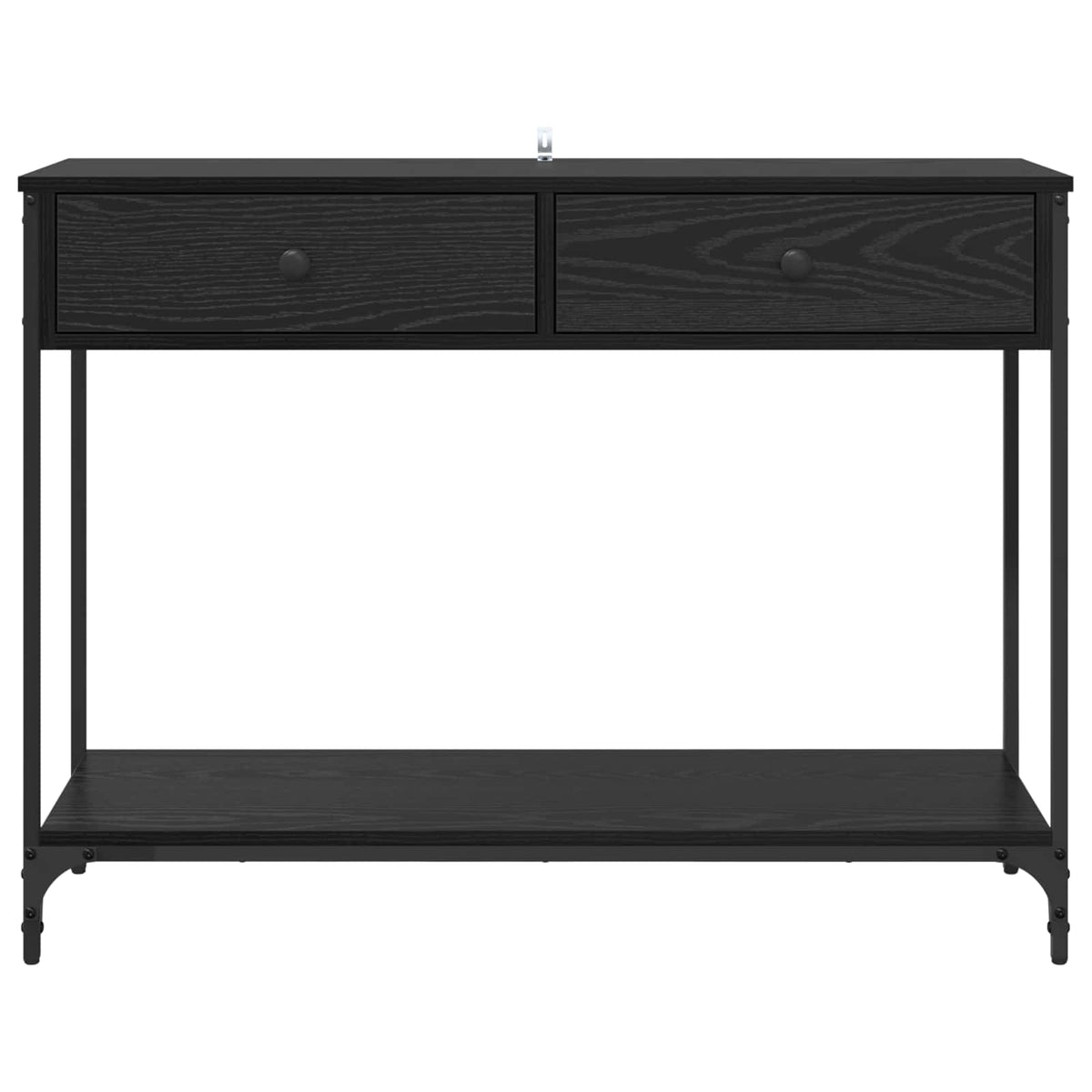Konsolbord Sort eg 100 x 34,5 x 75 cm Konstrueret træ