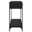 Konsolbord Sort eg 100 x 34,5 x 75 cm Konstrueret træ