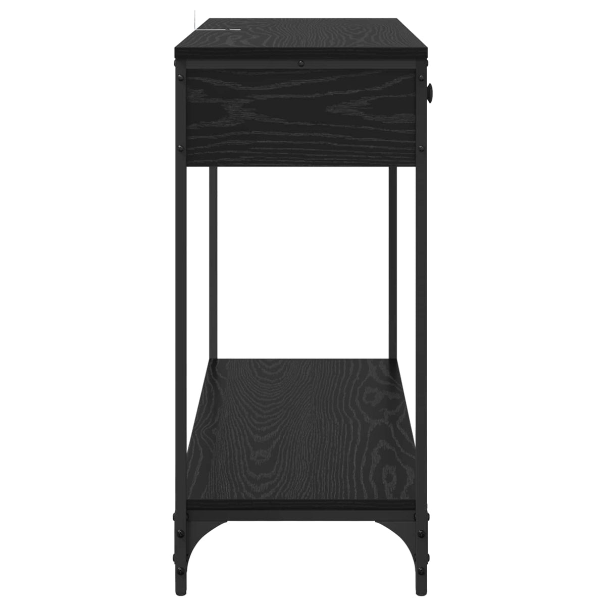Konsolbord Sort eg 100 x 34,5 x 75 cm Konstrueret træ