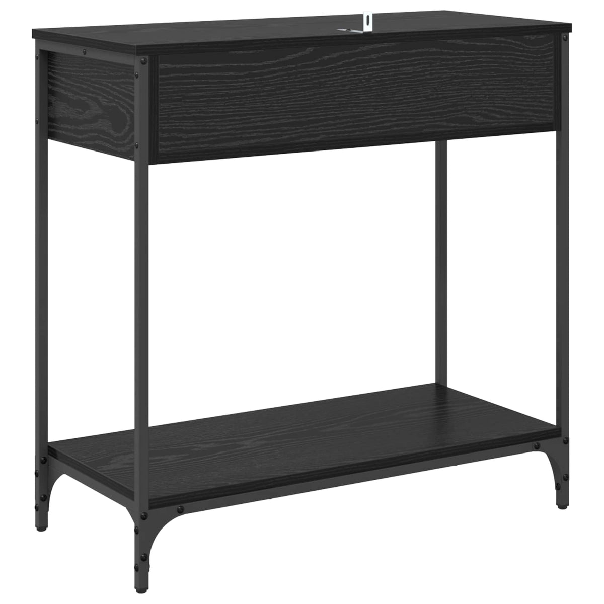 Konsolbord Sort eg 75 x 34,5 x 75 cm Konstrueret træ