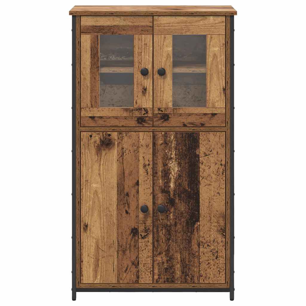 Highboard Gammelt træ 62 x 32 x 106,5 cm Konstrueret træ
