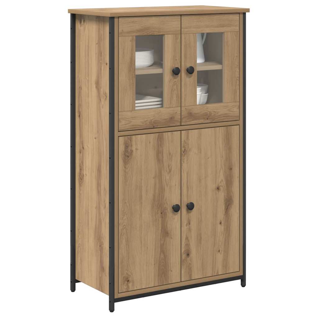 Highboard Artisan Egetræ 62 x 32 x 106,5 cm Konstrueret træ