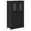 Highboard Sort eg 62 x 32 x 106,5 cm Konstrueret træ
