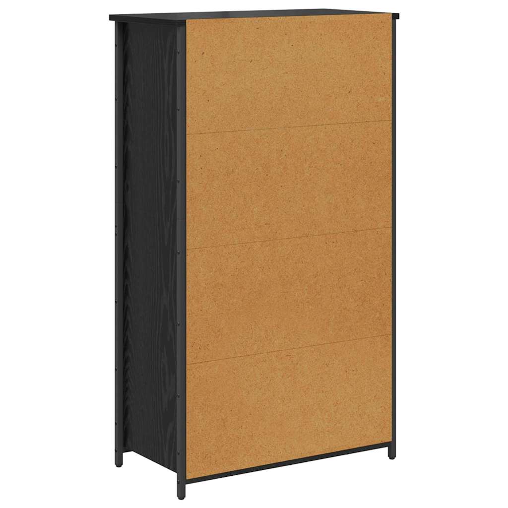 Highboard Sort eg 62 x 32 x 106,5 cm Konstrueret træ