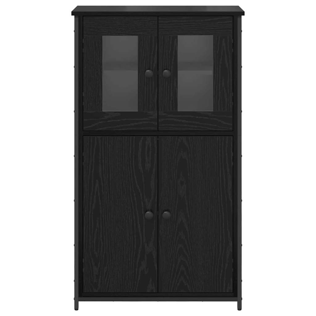 Highboard Sort eg 62 x 32 x 106,5 cm Konstrueret træ