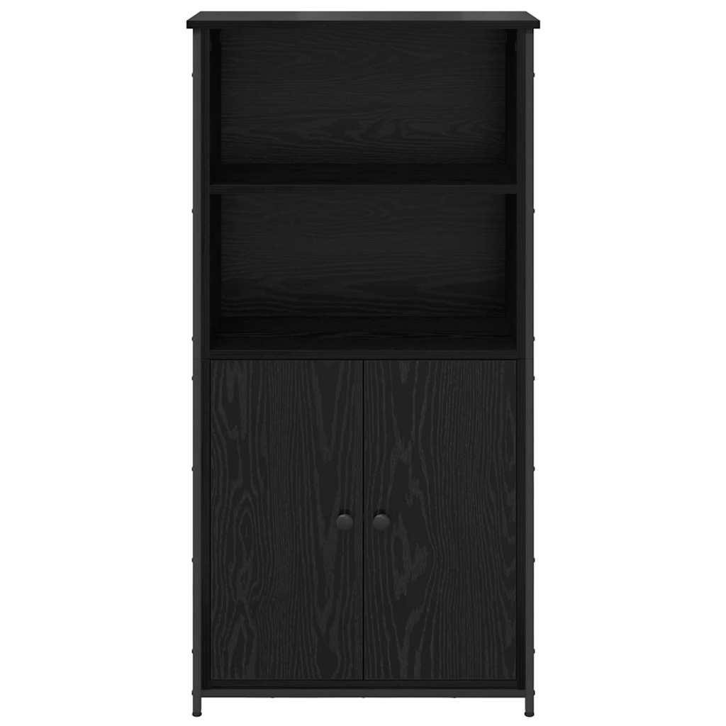 Highboard Sort eg 62 x 36 x 121,5 cm Konstrueret træ