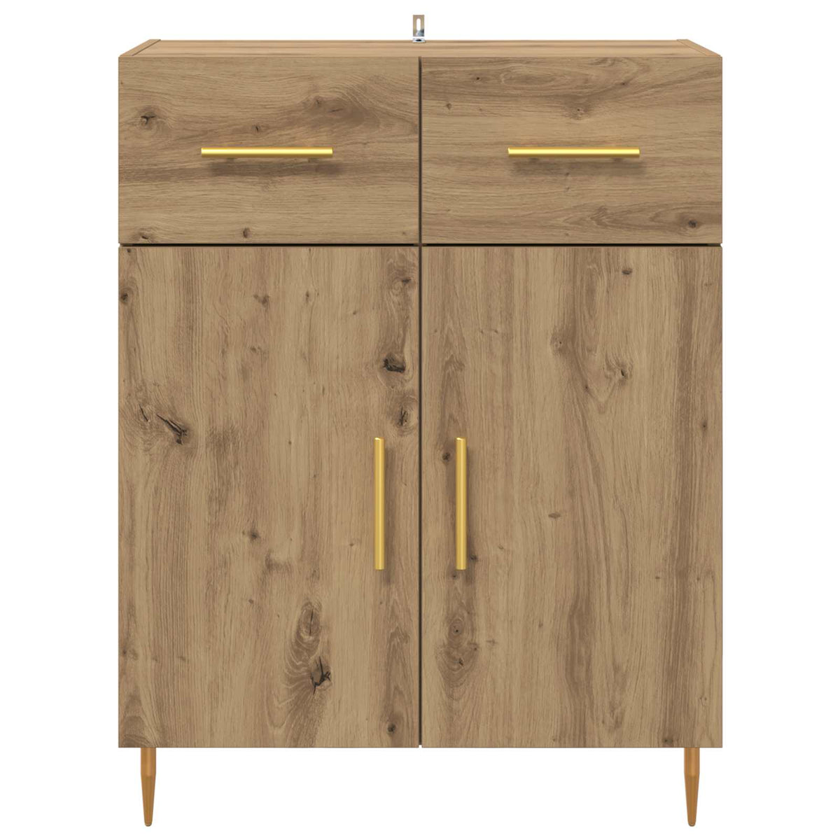 Sideboard Artisan Egetræ 69,5 x 34 x 90 cm Konstrueret træ