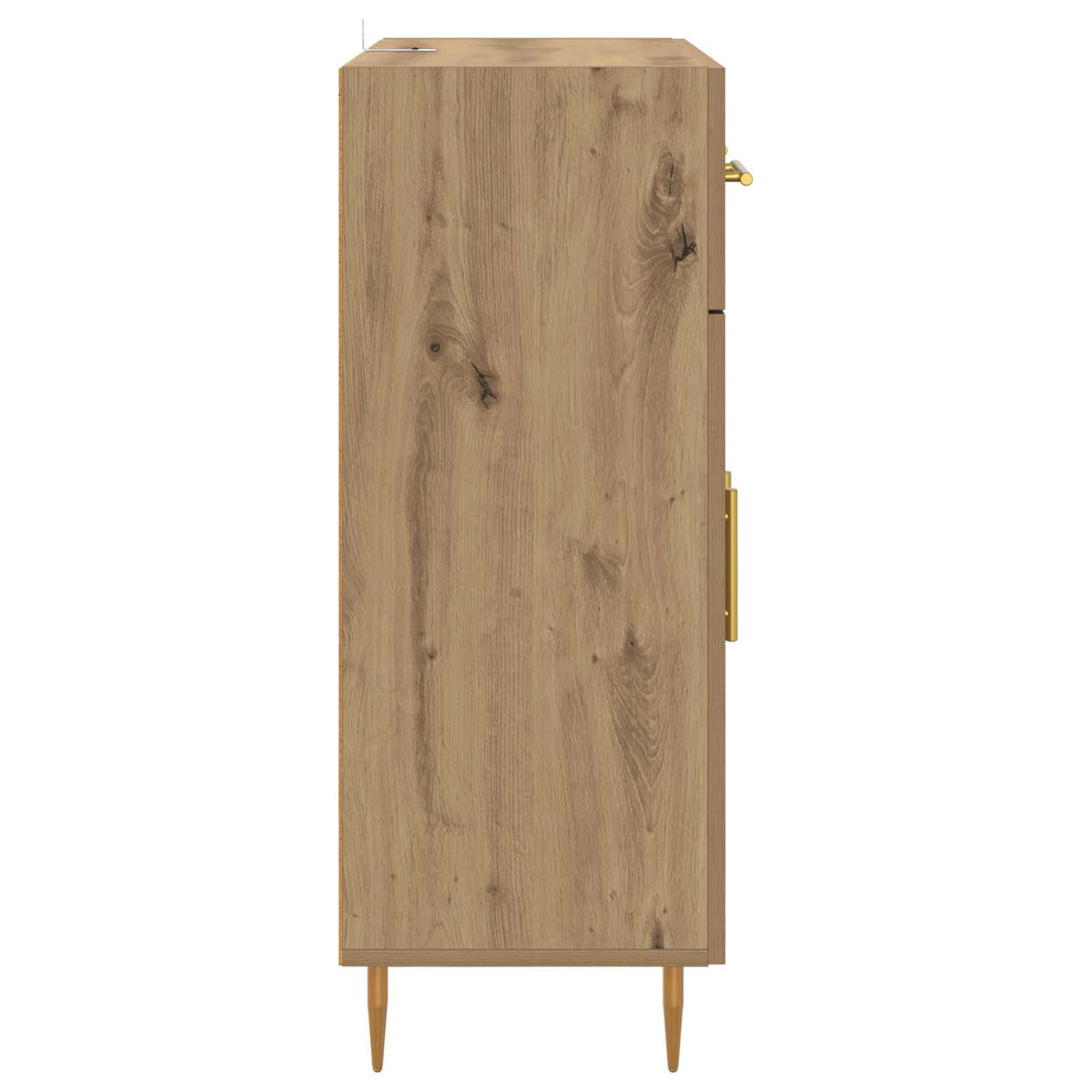 Sideboard Artisan Egetræ 69,5 x 34 x 90 cm Konstrueret træ
