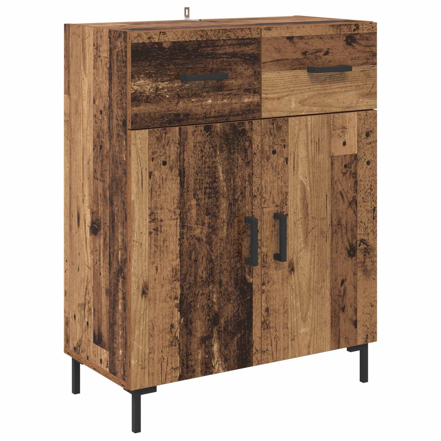 Sideboard Gammelt træ 69,5 x 34 x 90 cm Konstrueret træ
