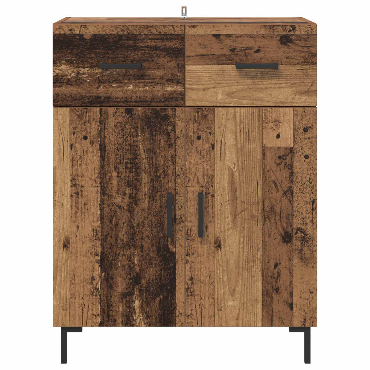 Sideboard Gammelt træ 69,5 x 34 x 90 cm Konstrueret træ
