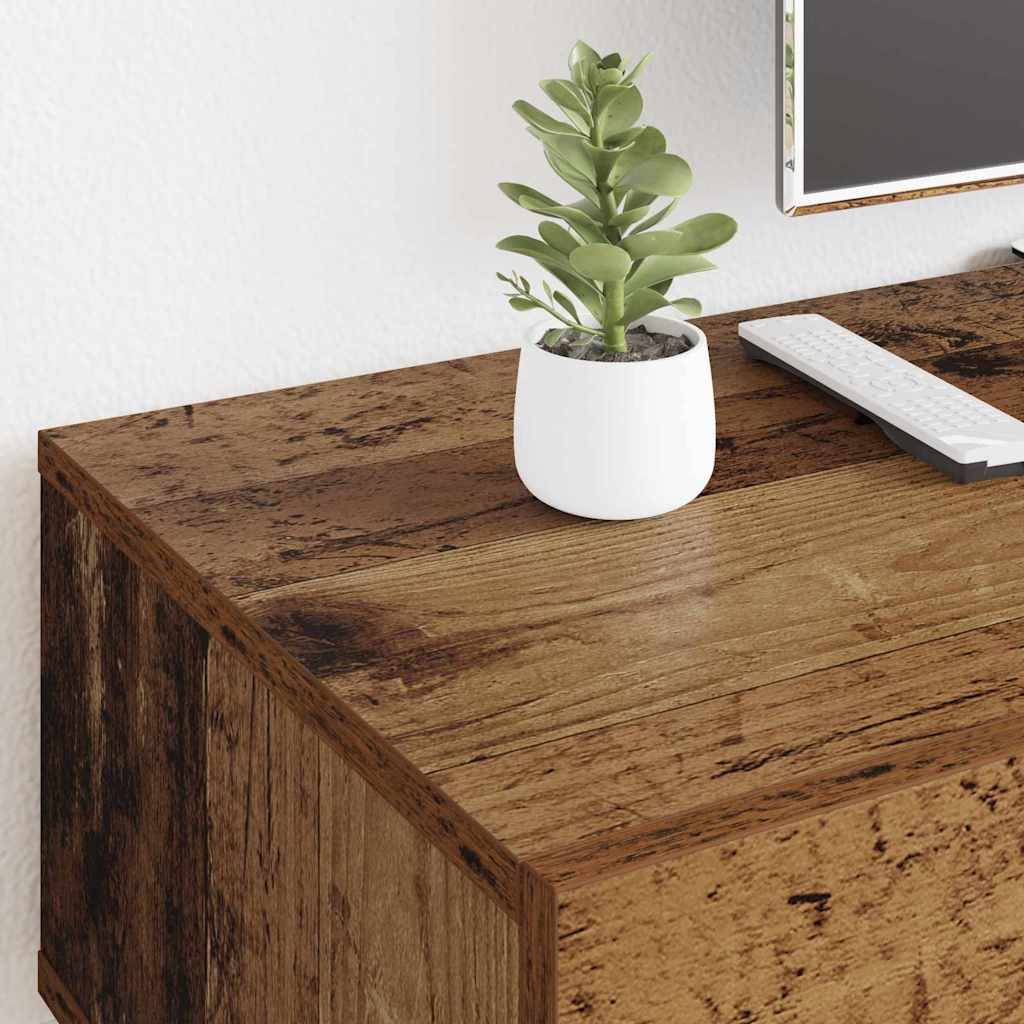 TV-skab 150 x 36 x 30 cm Gammelt træ Konstrueret træ