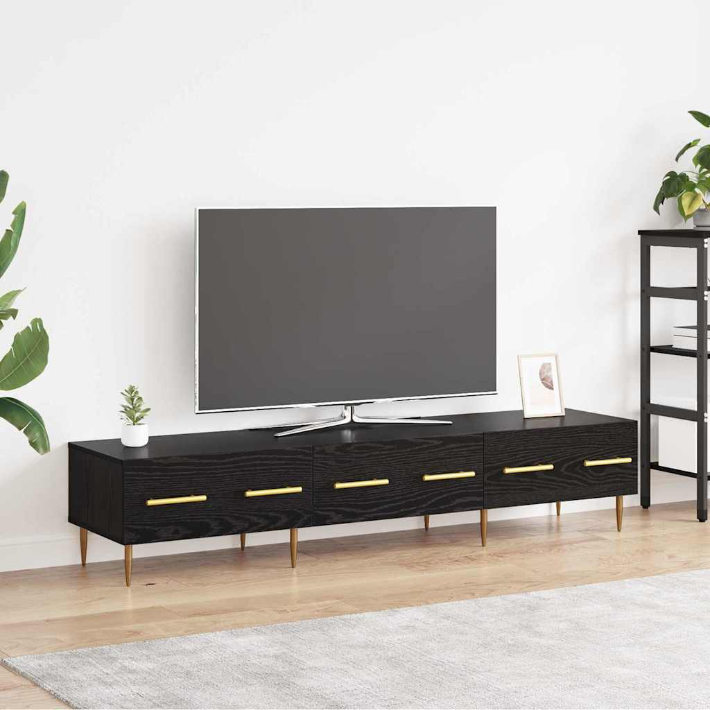 TV-skab 150 x 36 x 30 cm Sort eg Konstrueret træ