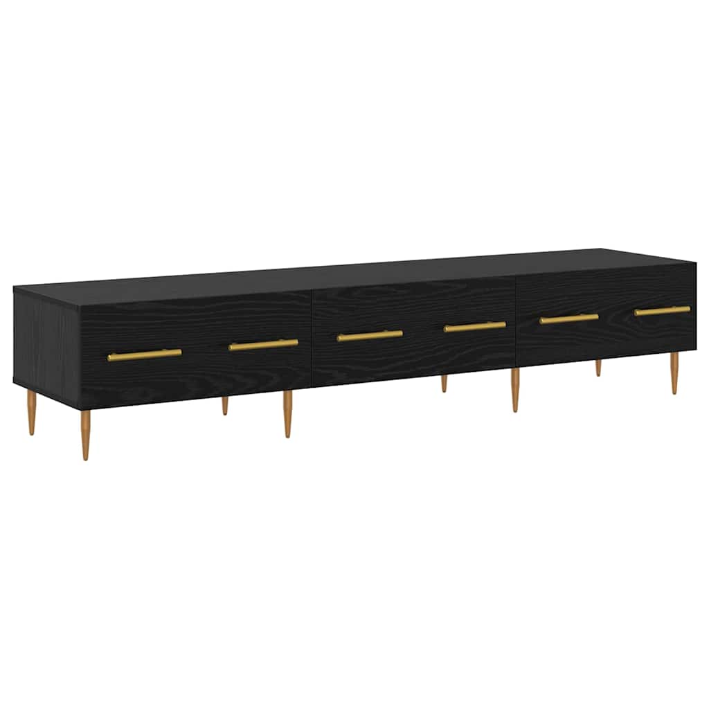TV-skab 150 x 36 x 30 cm Sort eg Konstrueret træ