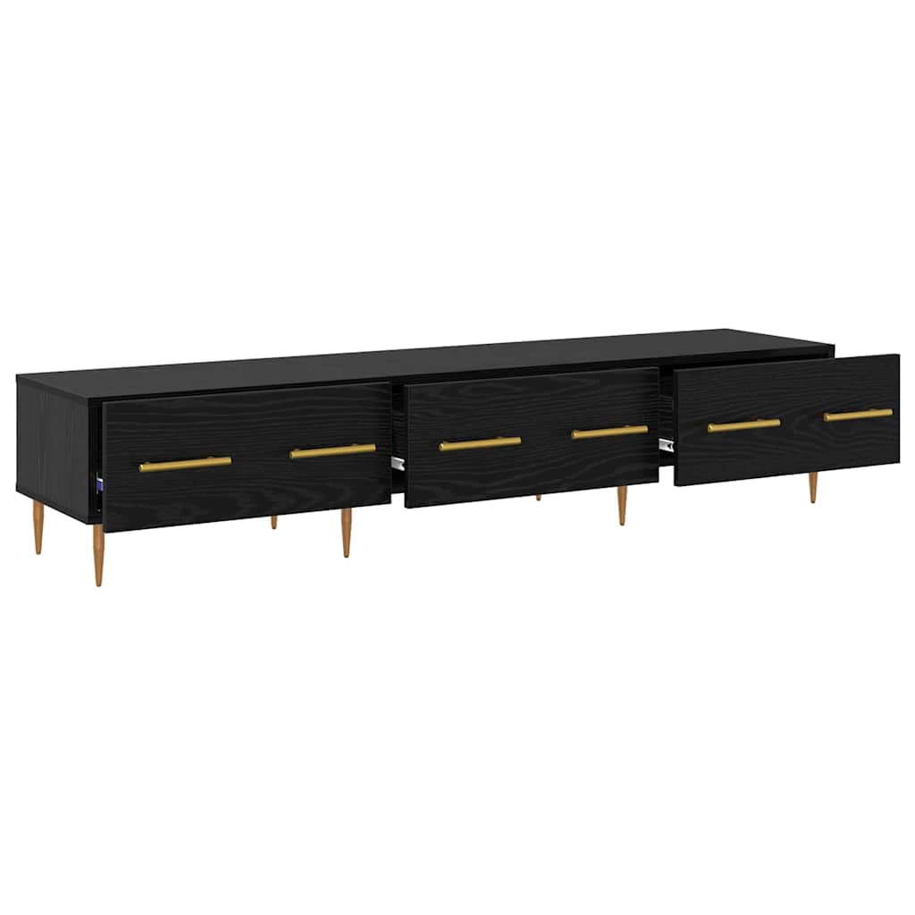 TV-skab 150 x 36 x 30 cm Sort eg Konstrueret træ