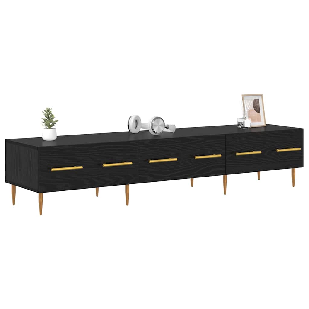 TV-skab 150 x 36 x 30 cm Sort eg Konstrueret træ