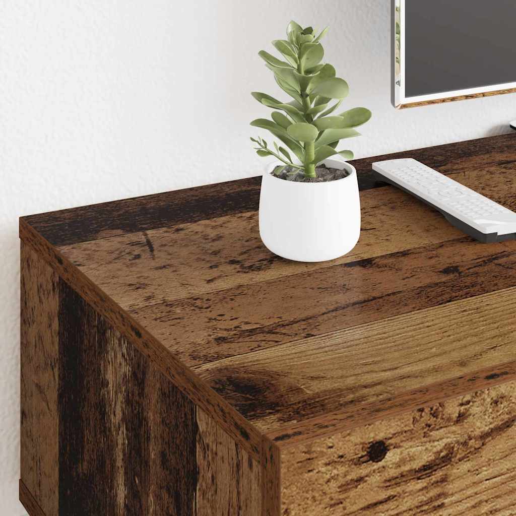 TV-skab 150 x 36 x 30 cm Gammelt træ Konstrueret træ