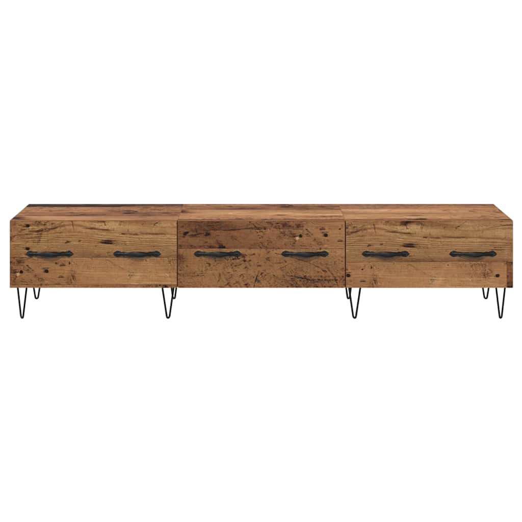 TV-skab 150 x 36 x 30 cm Gammelt træ Konstrueret træ