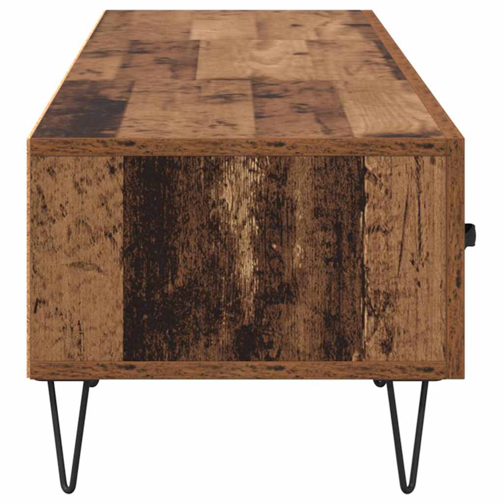 TV-skab 150 x 36 x 30 cm Gammelt træ Konstrueret træ