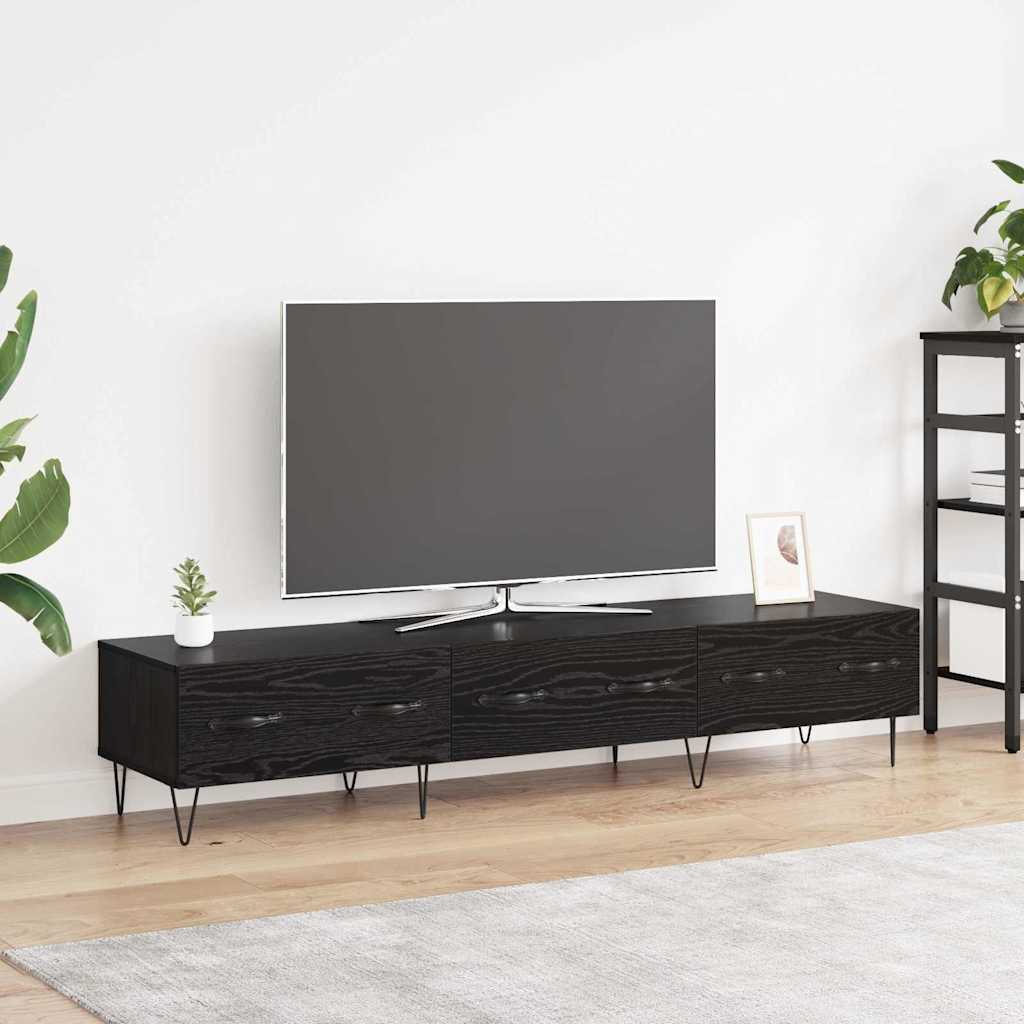 TV-skab 150 x 36 x 30 cm Sort eg Konstrueret træ