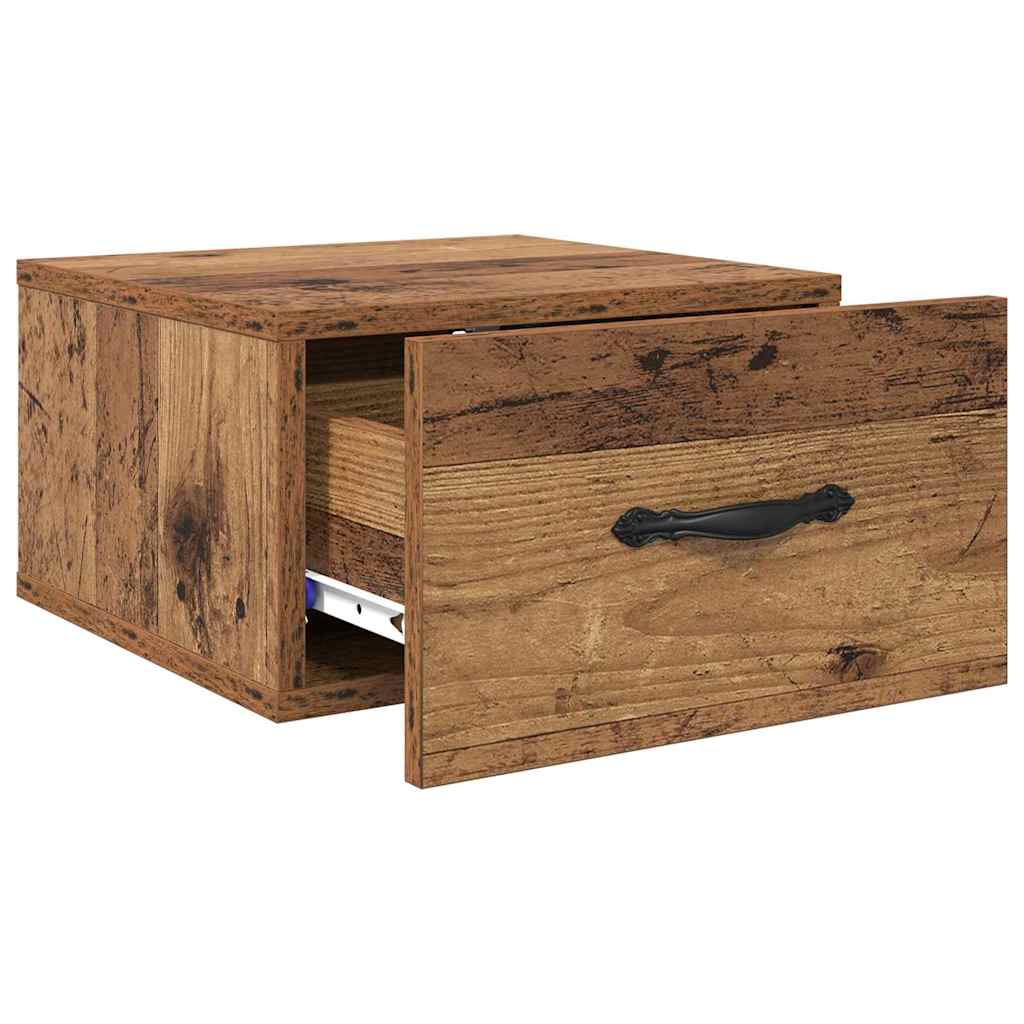 Natskab Gammelt træ 35 x 35 x 20 cm Konstrueret træ