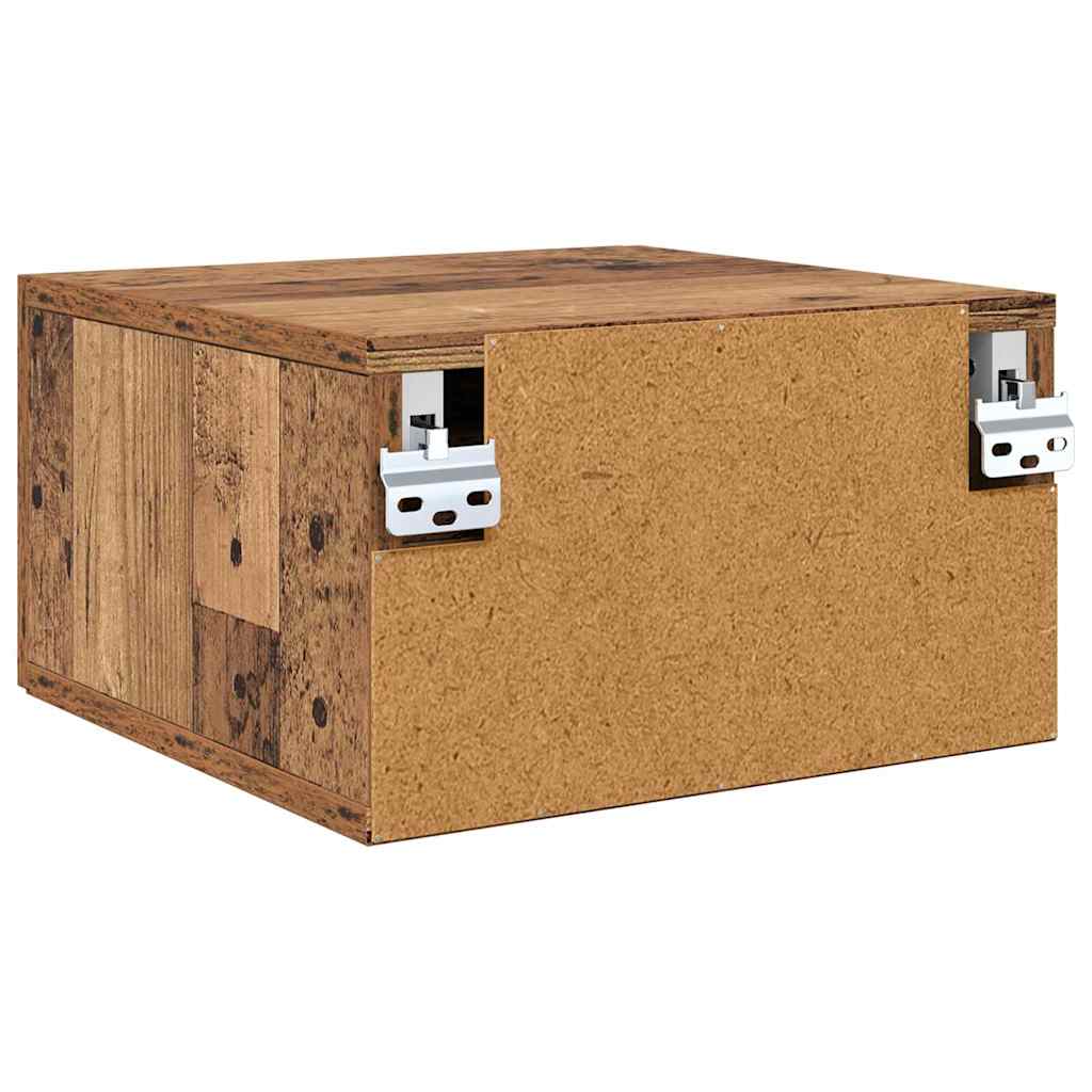 Natskab Gammelt træ 35 x 35 x 20 cm Konstrueret træ