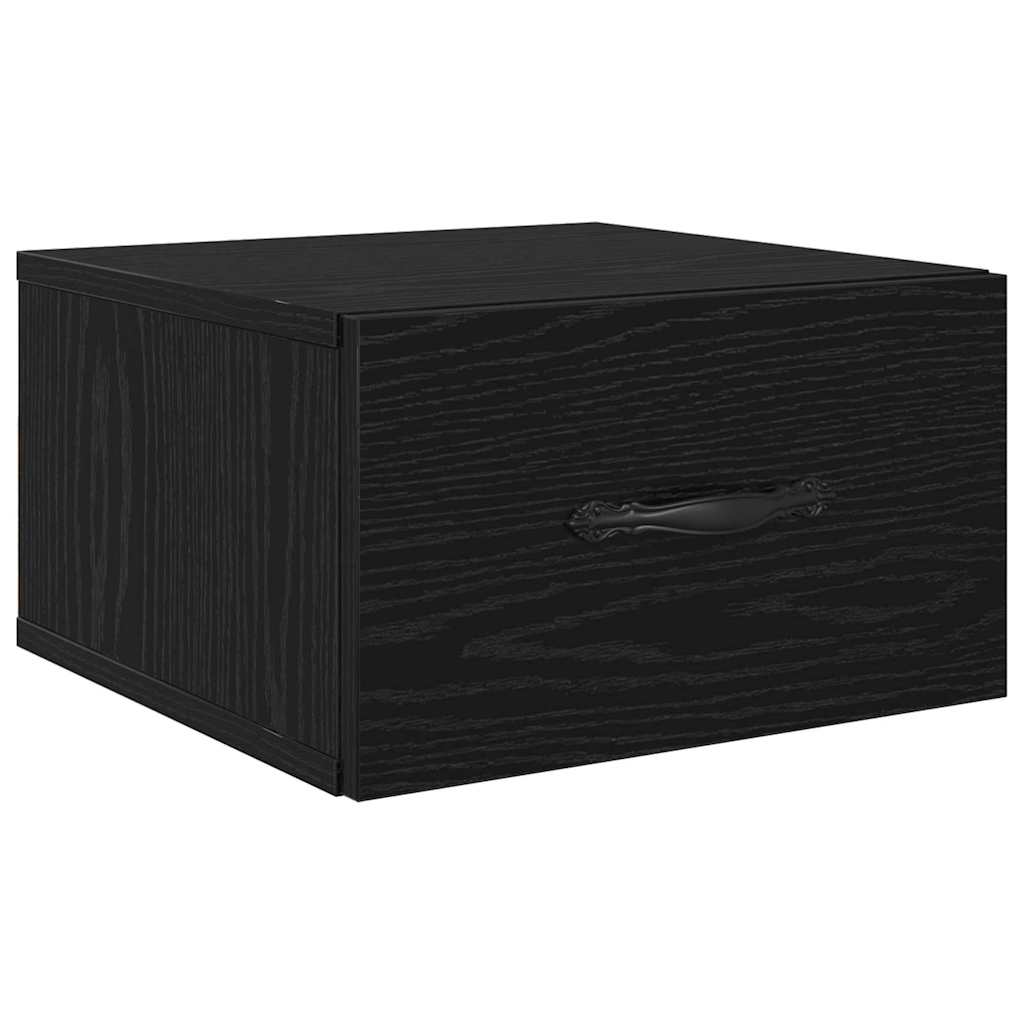 Natskab 2 stk. Sort eg 35 x 35 x 20 cm Konstrueret træ