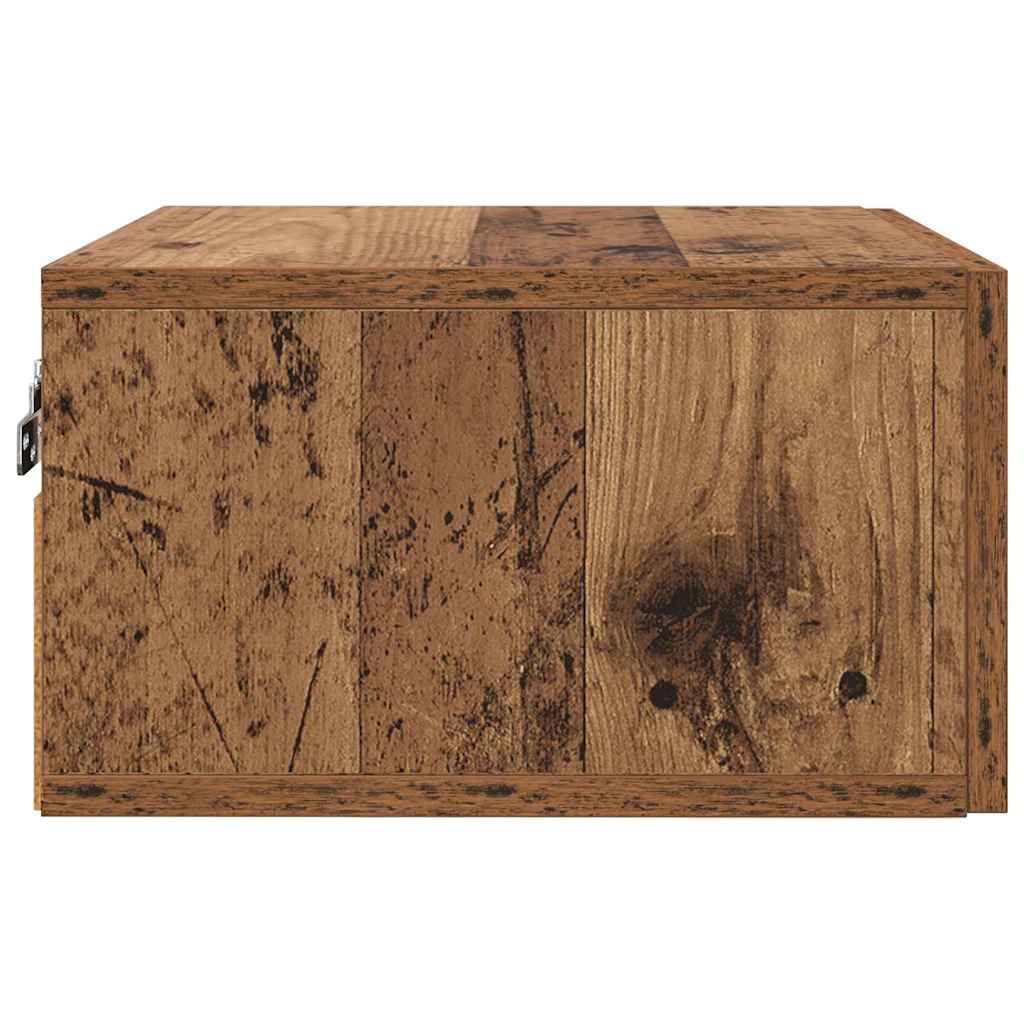 Natskab Gammelt træ 35 x 35 x 20 cm Konstrueret træ