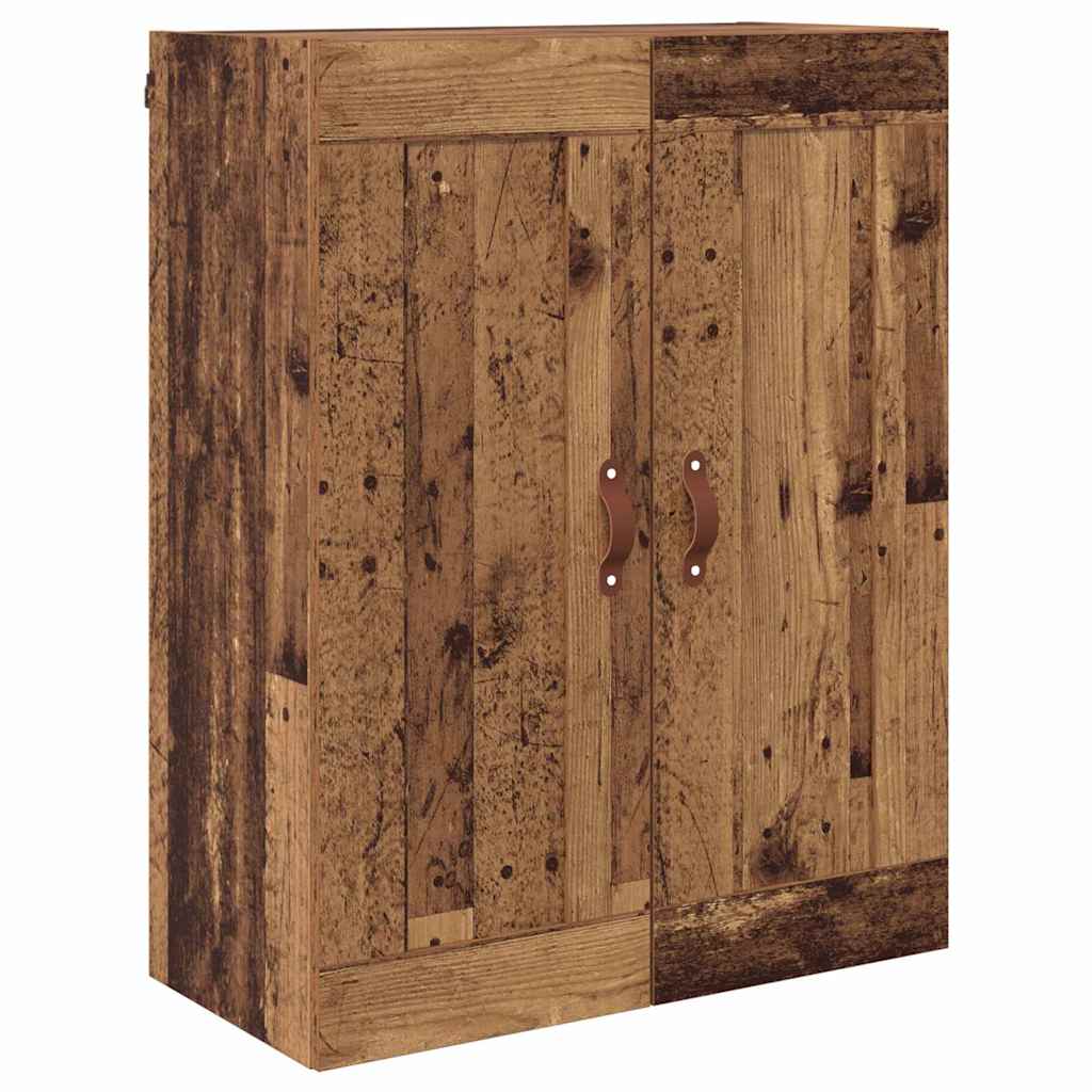 Vægskab Gammelt træ 69,5 x 34 x 90 cm Konstrueret træ