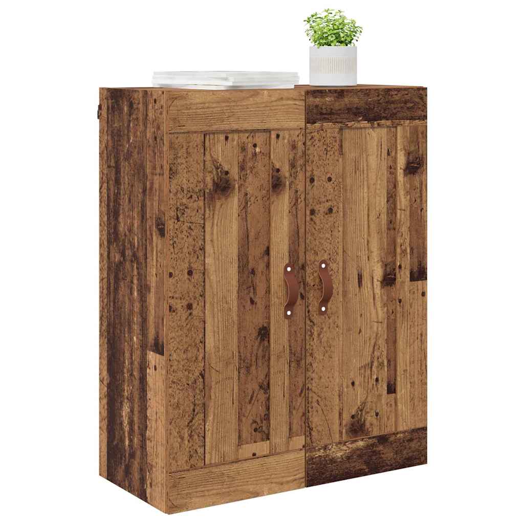 Vægskab Gammelt træ 69,5 x 34 x 90 cm Konstrueret træ