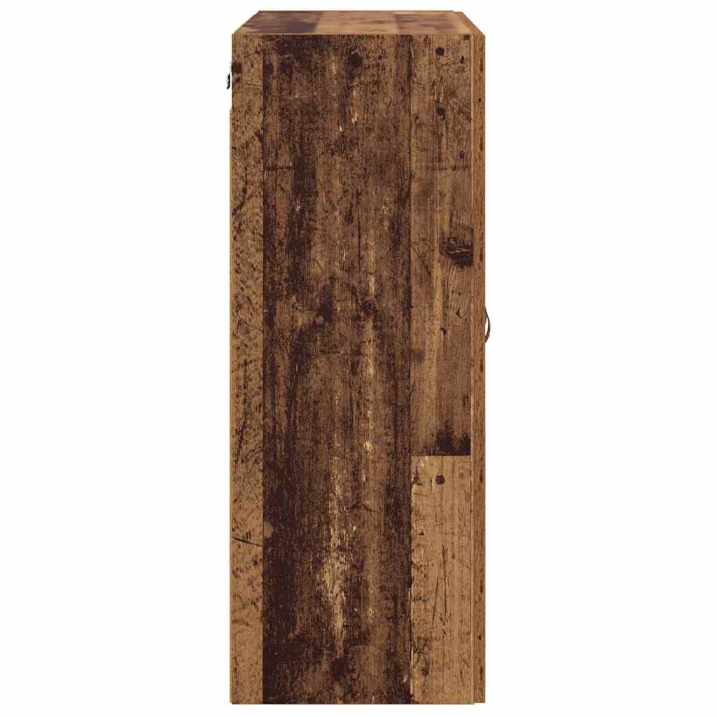 Vægskab Gammelt træ 69,5 x 34 x 90 cm Konstrueret træ