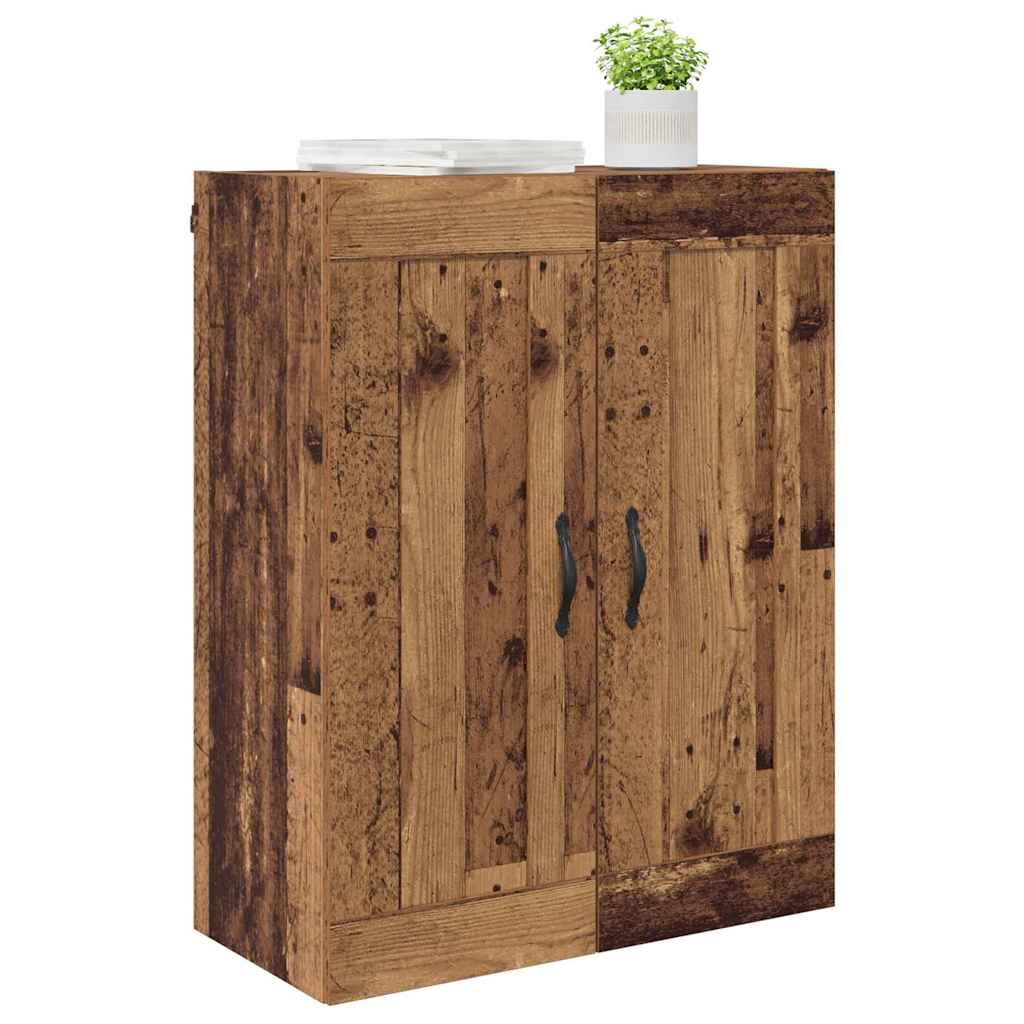 Vægskab Gammelt træ 69,5 x 34 x 90 cm Konstrueret træ