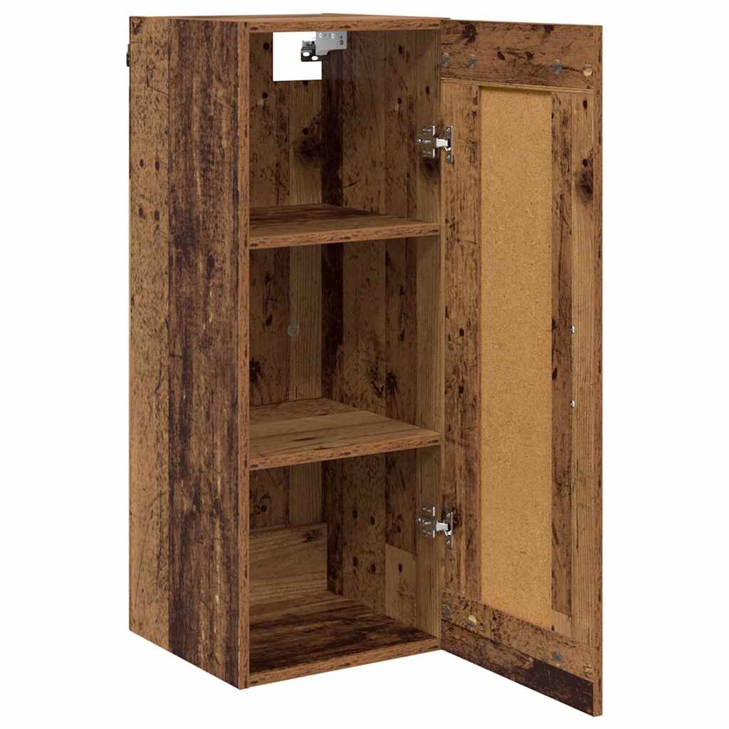 Vægskab Gammelt træ 34,5 x 34 x 90 cm Konstrueret træ