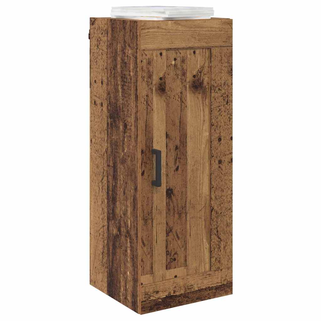Vægskab Gammelt træ 34,5 x 34 x 90 cm Konstrueret træ