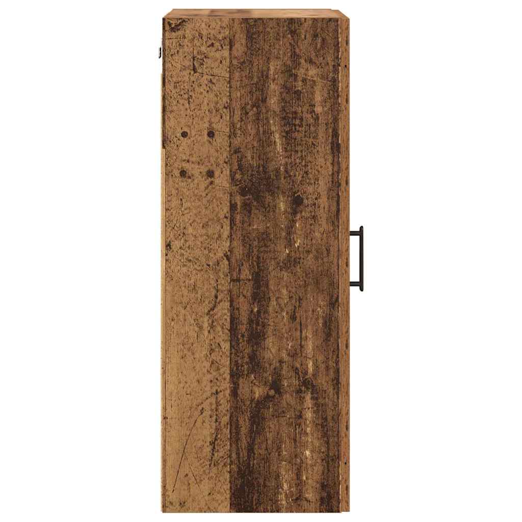 Vægskab Gammelt træ 34,5 x 34 x 90 cm Konstrueret træ