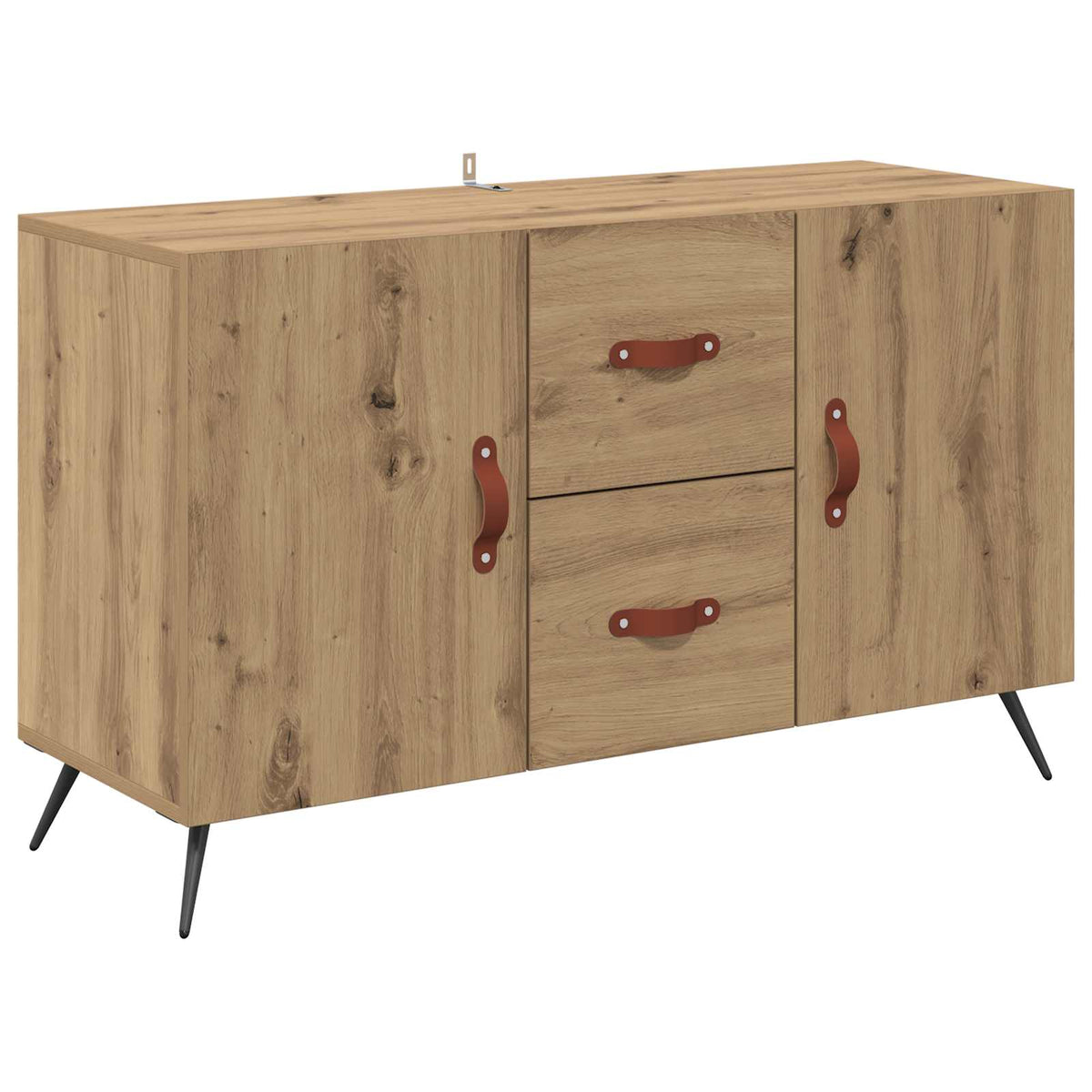 Sideboard Artisan Egetræ 100 x 36 x 60 cm Konstrueret træ