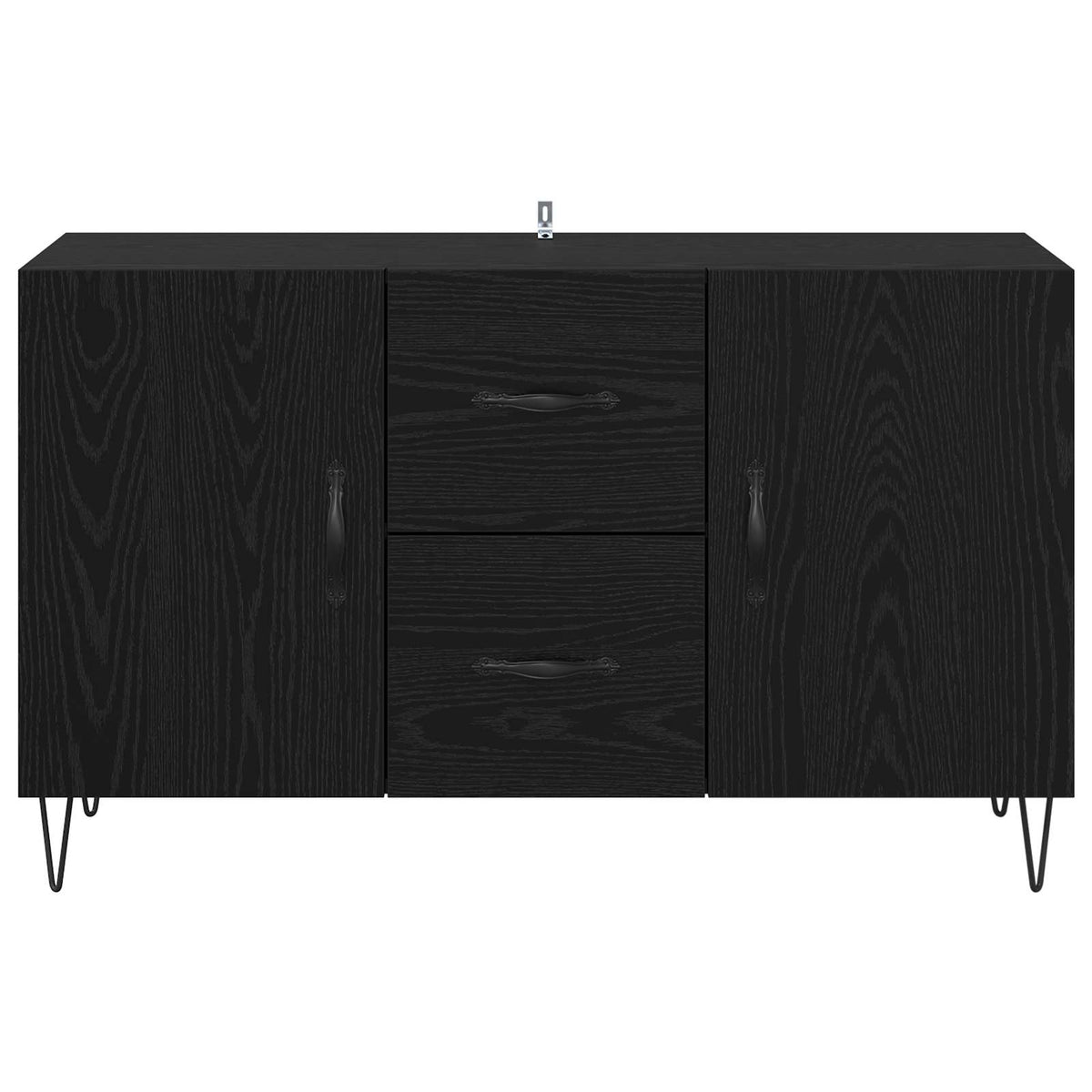 Sideboard Sort eg 100 x 36 x 60 cm Konstrueret træ
