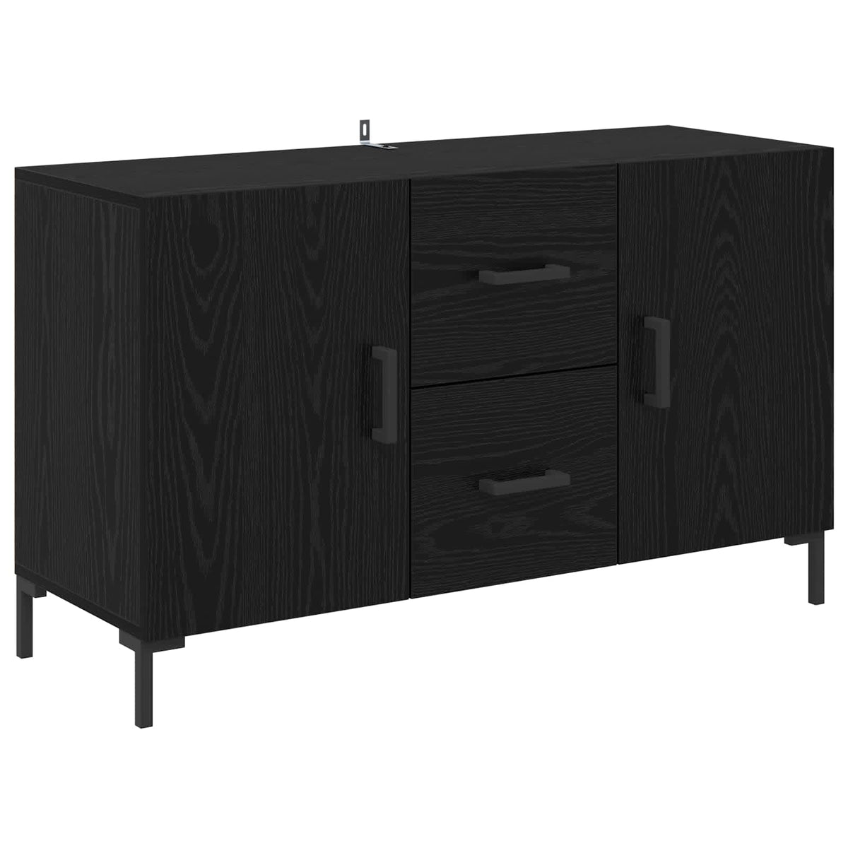 Sideboard Sort eg 100 x 36 x 60 cm Konstrueret træ