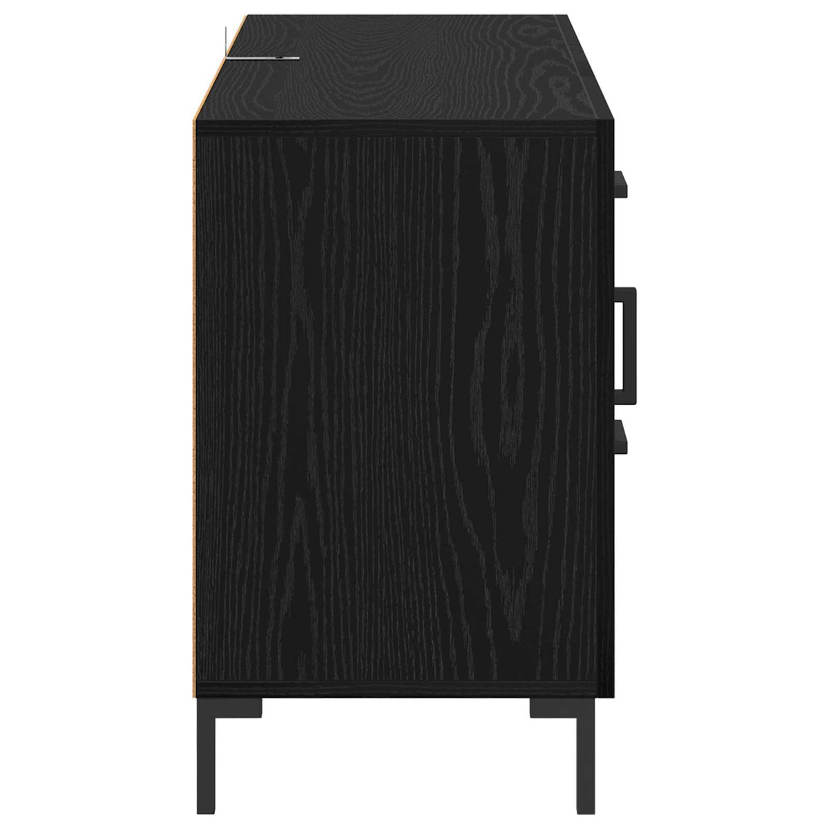 Sideboard Sort eg 100 x 36 x 60 cm Konstrueret træ