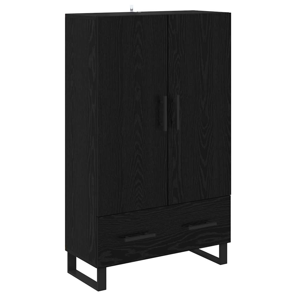 Highboard Sort eg 69,5 x 30 x 115 cm Konstrueret træ