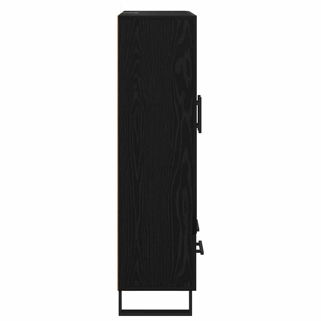 Highboard Sort eg 69,5 x 30 x 115 cm Konstrueret træ
