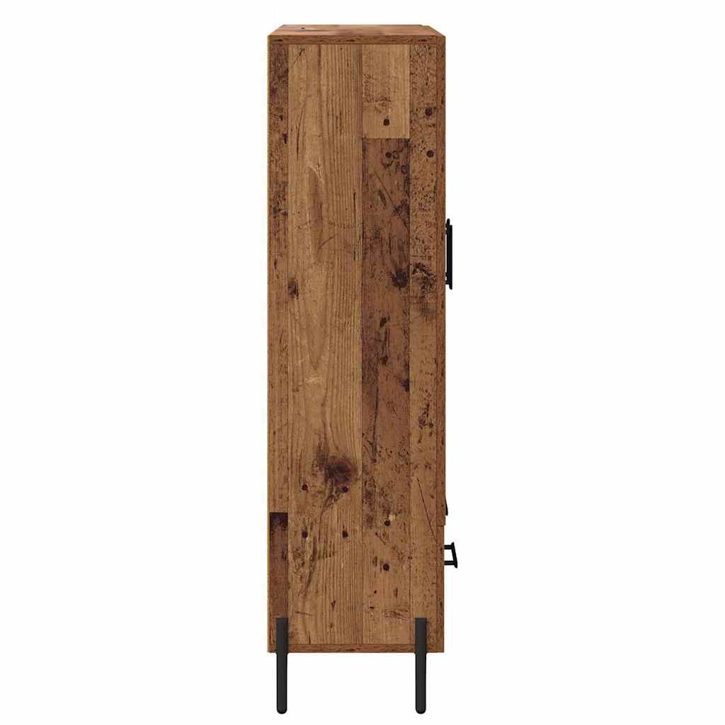 Highboard CORONA Gammelt træ 69,5 x 31 x 115 cm Konstrueret træ