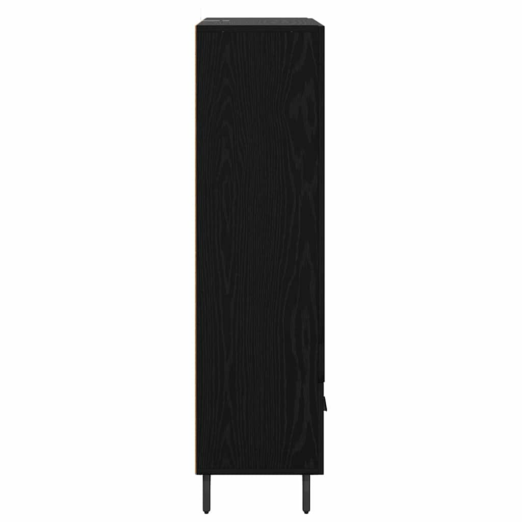 Highboard Sort eg 69,5 x 31 x 115 cm Konstrueret træ