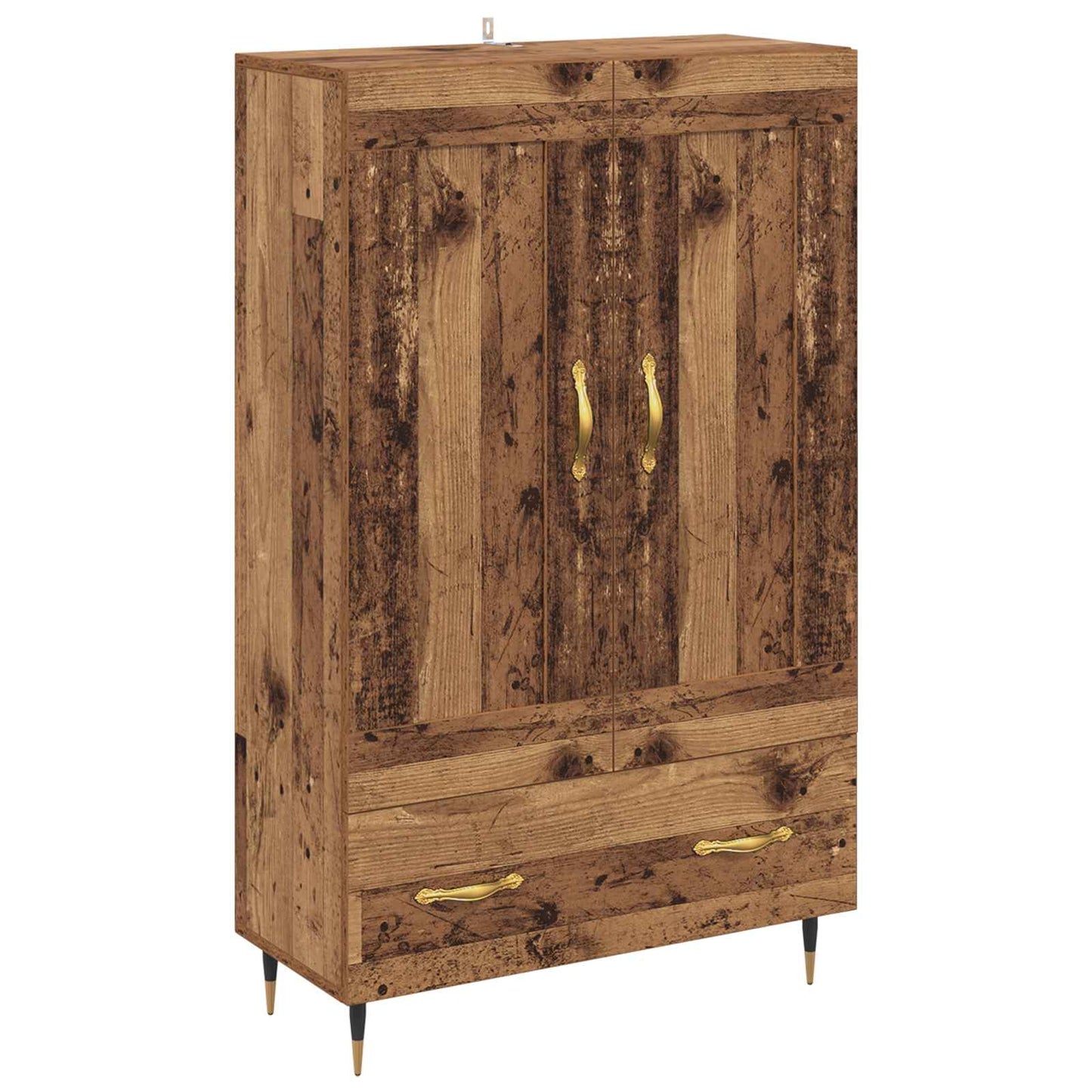Highboard Gammelt træ 69,5 x 31 x 115 cm Konstrueret træ