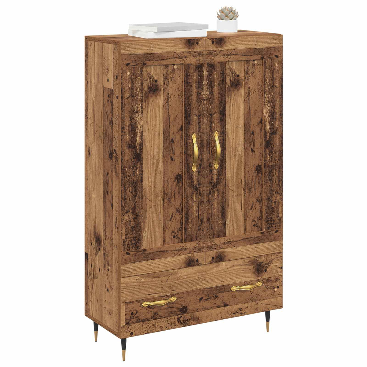 Highboard Gammelt træ 69,5 x 31 x 115 cm Konstrueret træ